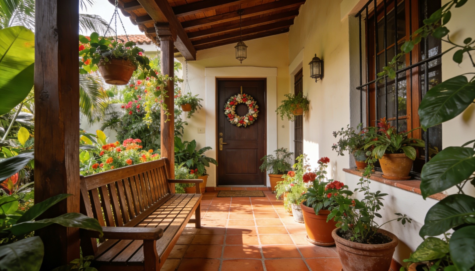 Casa con entrada acogedora disponible para renta en Mazatlán