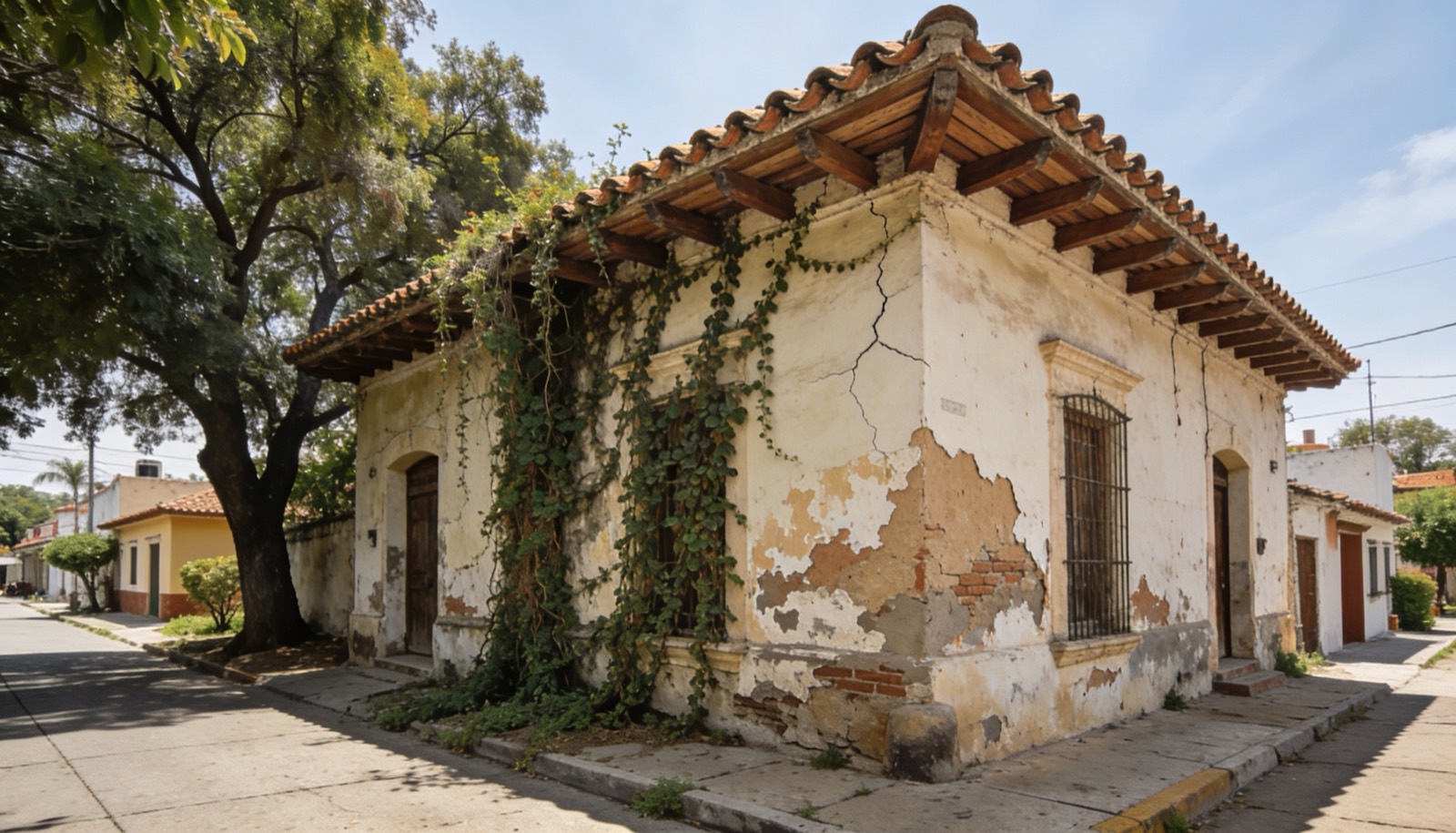 Casa antigua para remodelar en venta en una colonia de Mazatlán