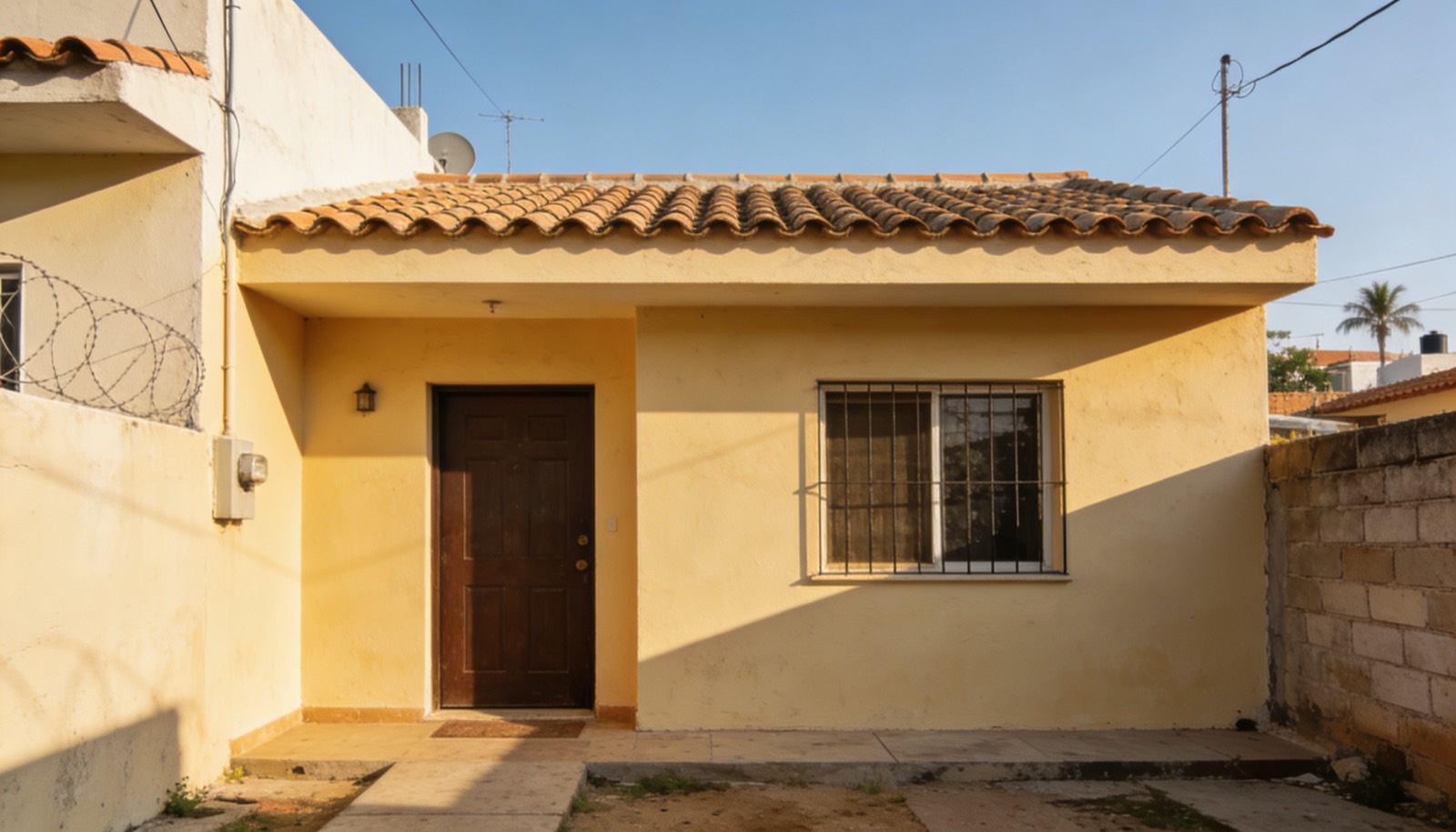 Casa sencilla en renta en una colonia económica de Mazatlán