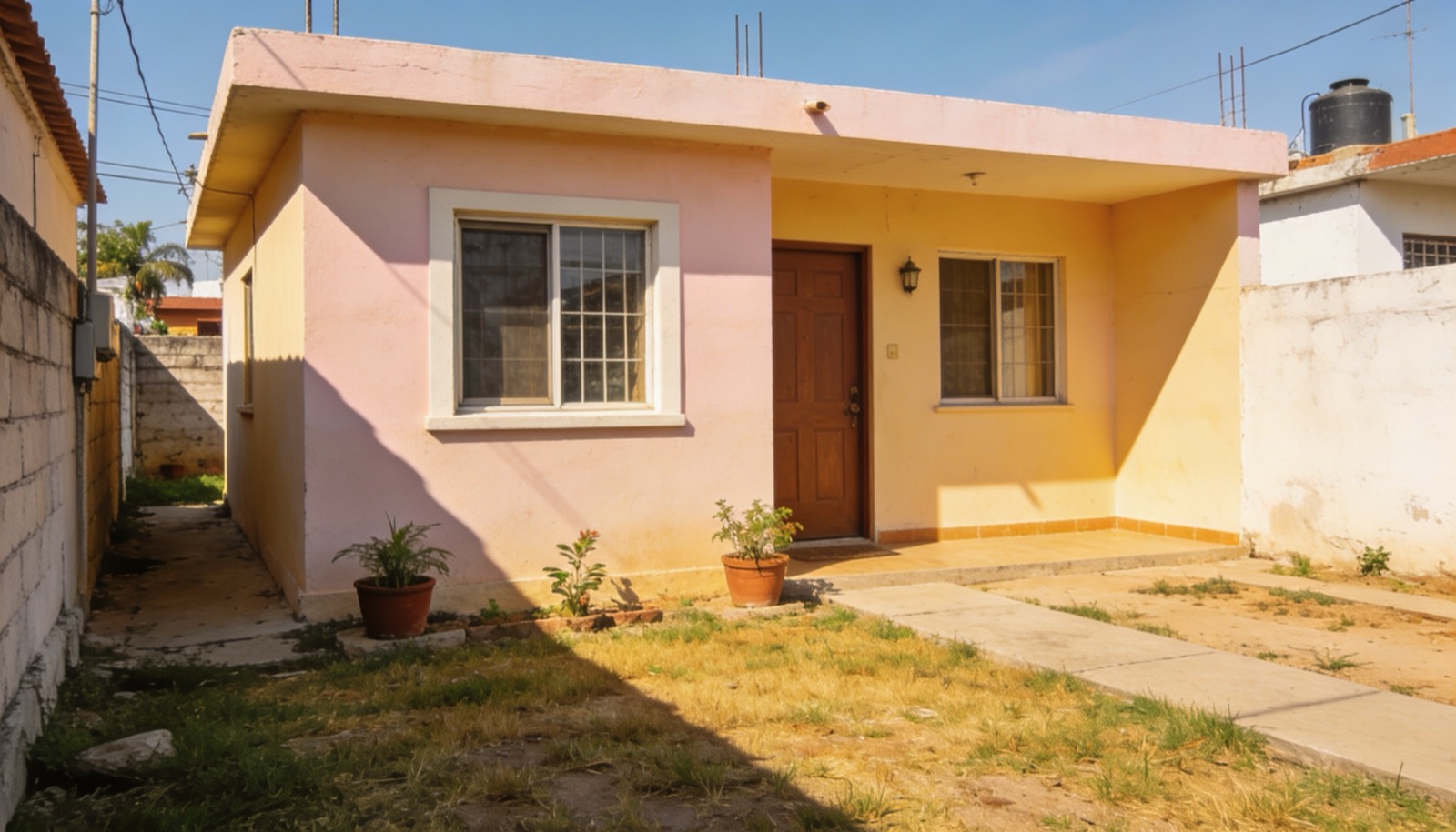 Casa económica en venta en un fraccionamiento de Mazatlán