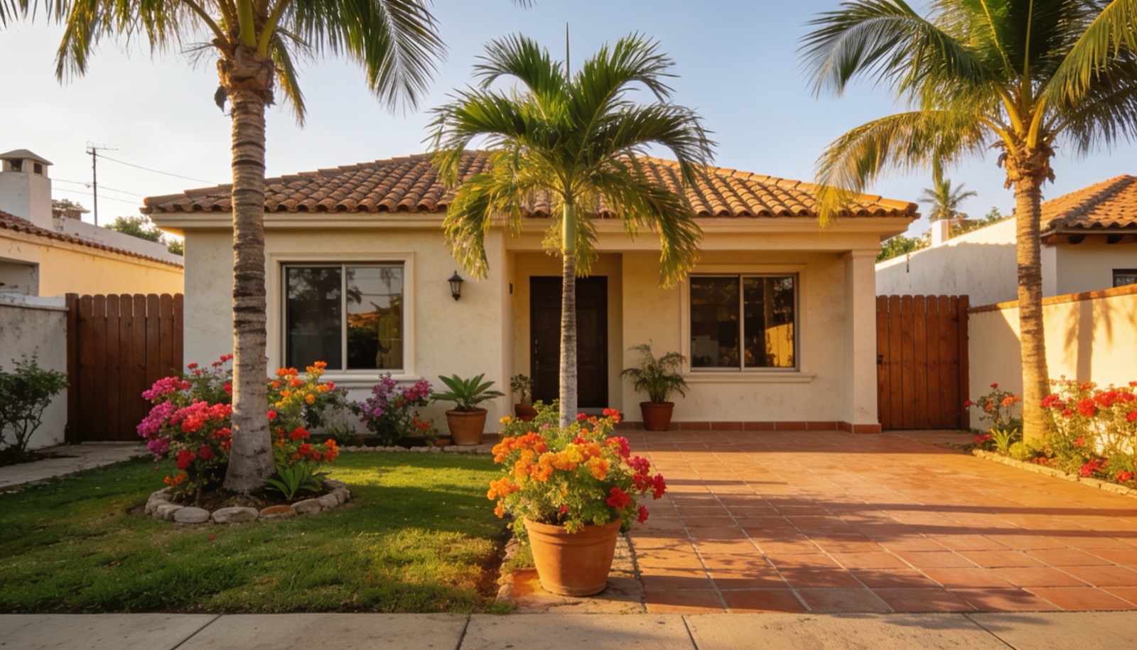 Casa residencial en Mazatlán con jardín, ejemplo de valor de mercado