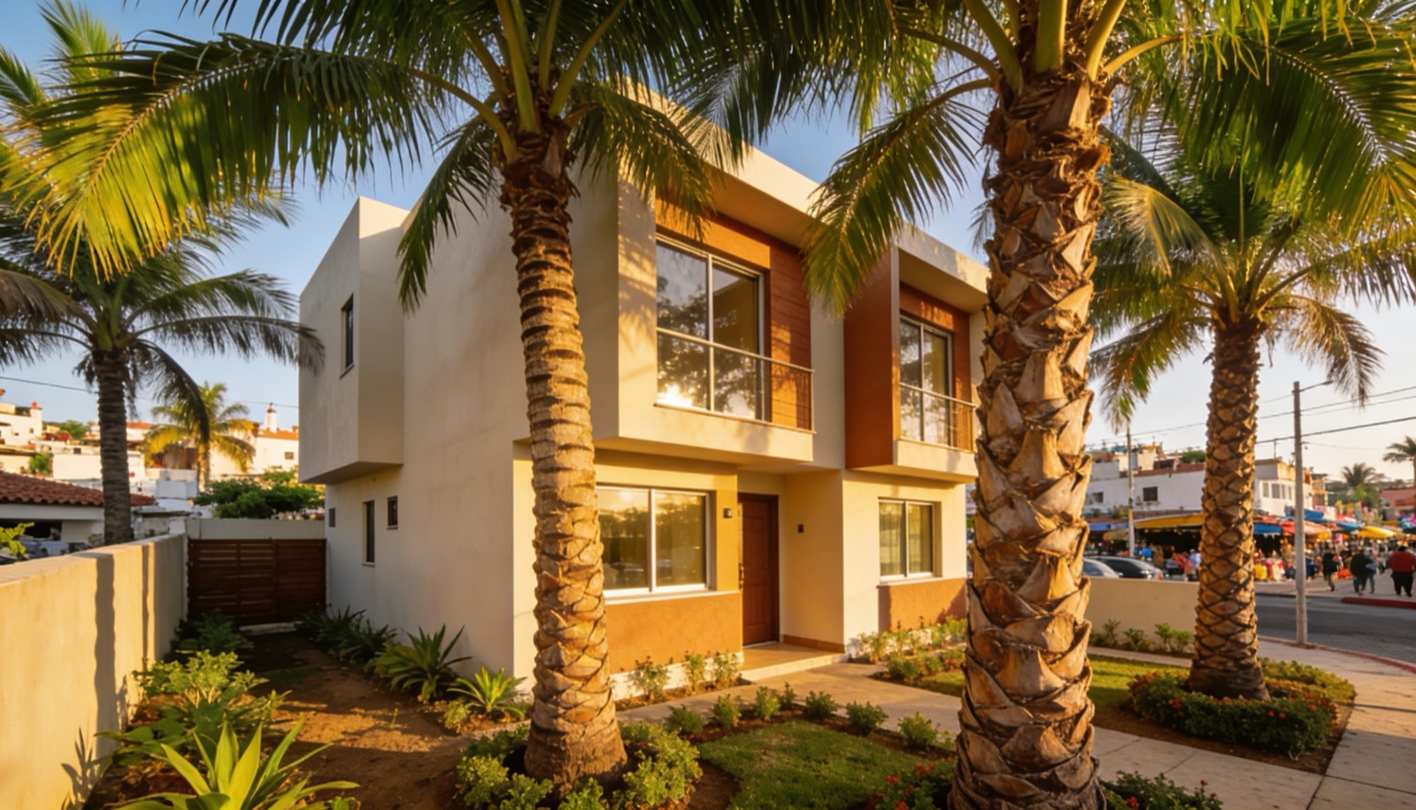 Edificio de departamentos con estilo moderno en Mazatlán