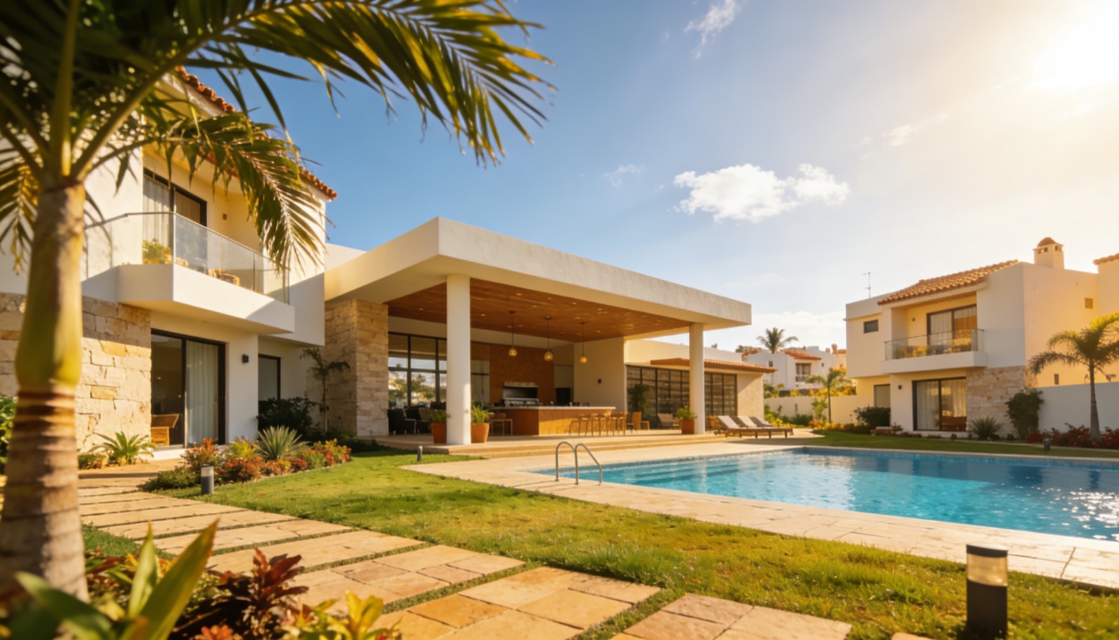 Desarrollo residencial con casa club y alberca en Mazatlán