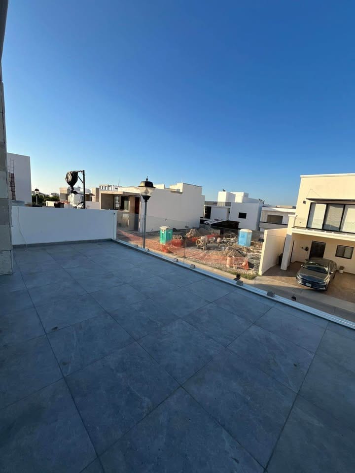 Terraza superior de la casa en Altabrisa Residencial, Mazatlán