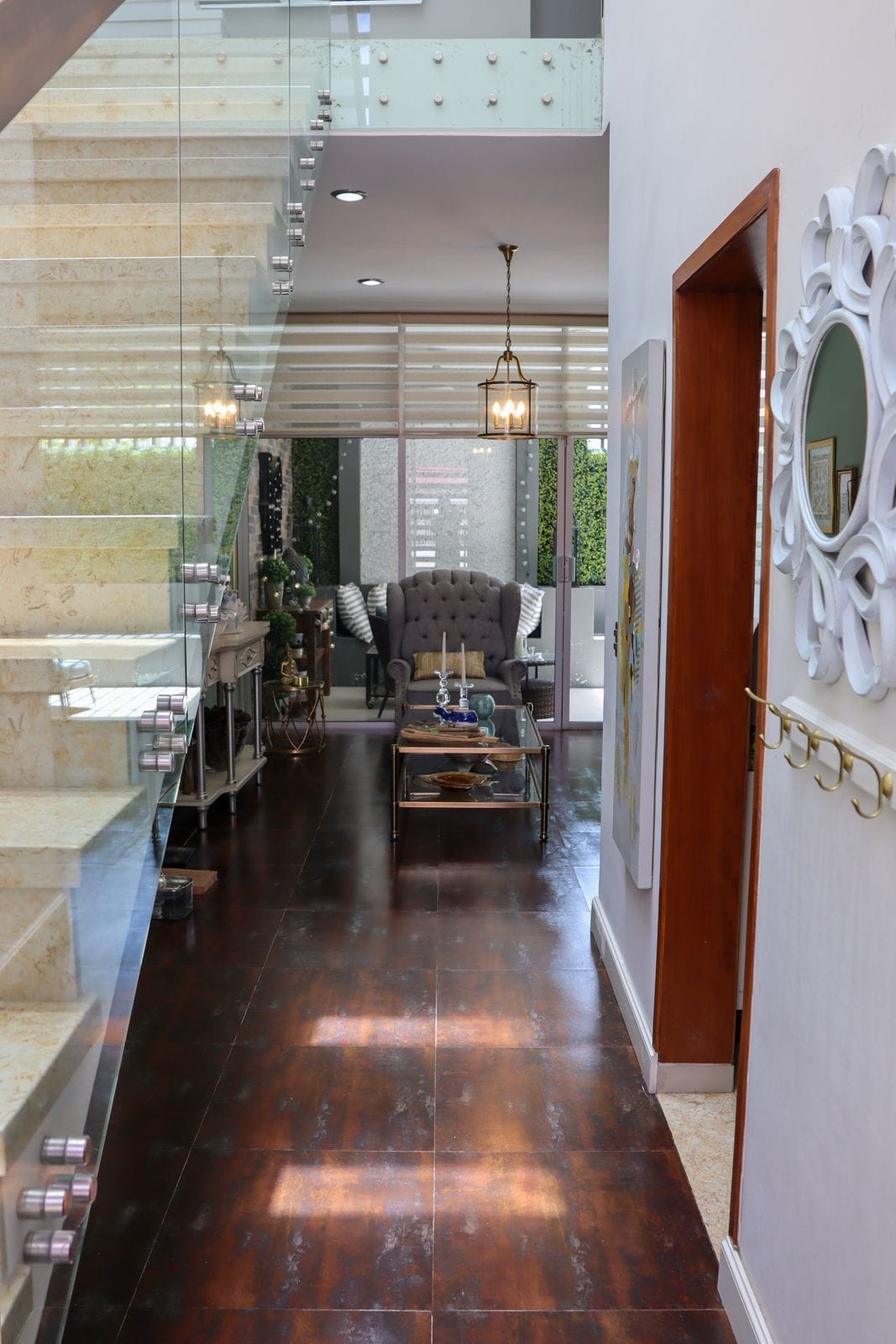 Amplia sala-comedor en casa en venta en Lomas de Mazatlán