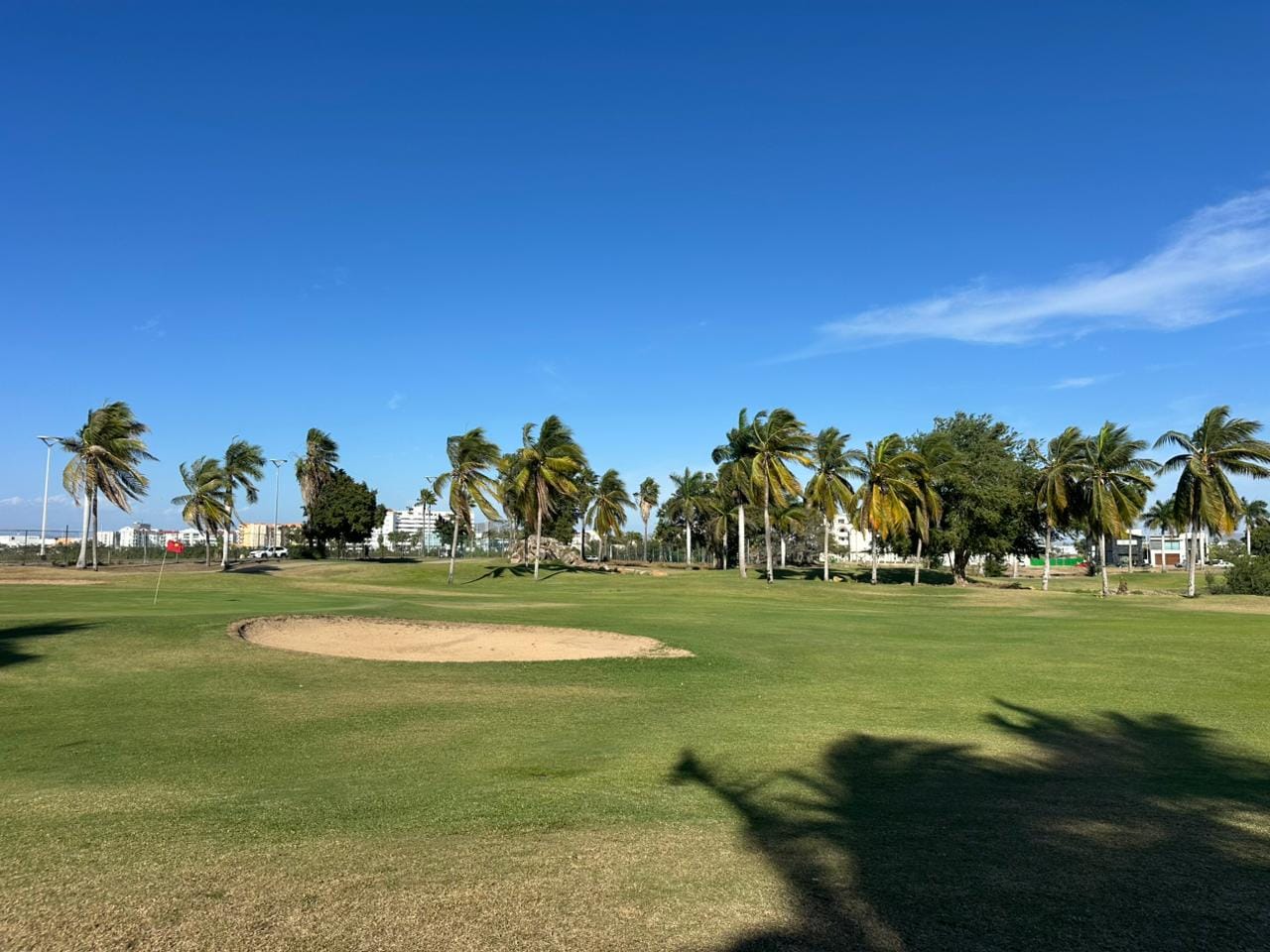 Áreas verdes y lagunas del campo de golf de El Cid Mazatlán